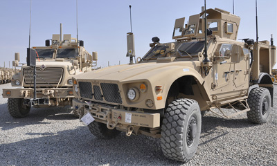 Army law enforcements APC