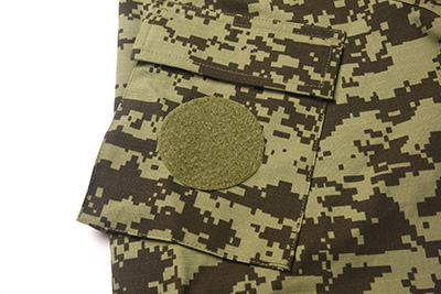 Velcro on pocket