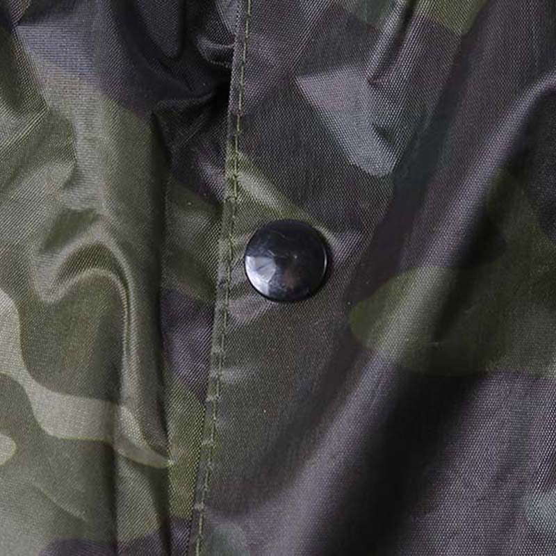 Woodland military raincoat button style
