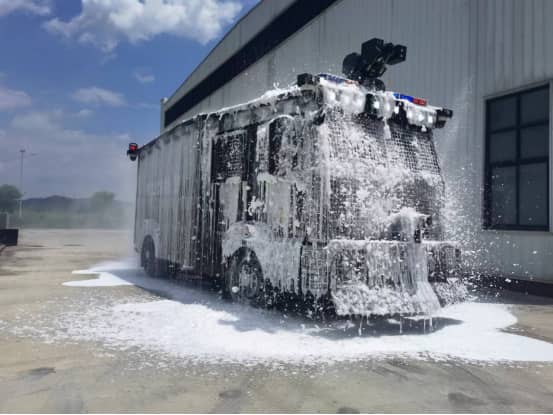 water cannon vehicle