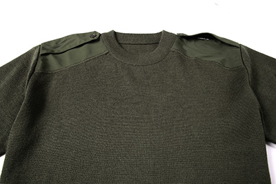 Military wool sweater