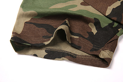 Military woodland camo T shirt