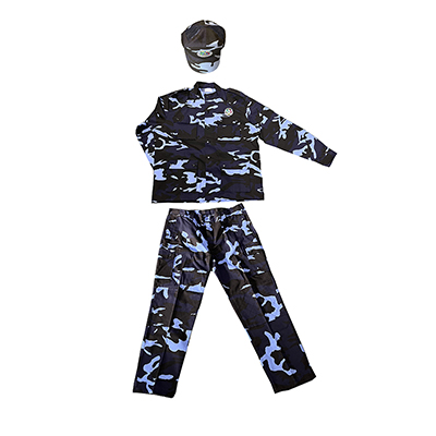 Angola police military camouflage uniform set