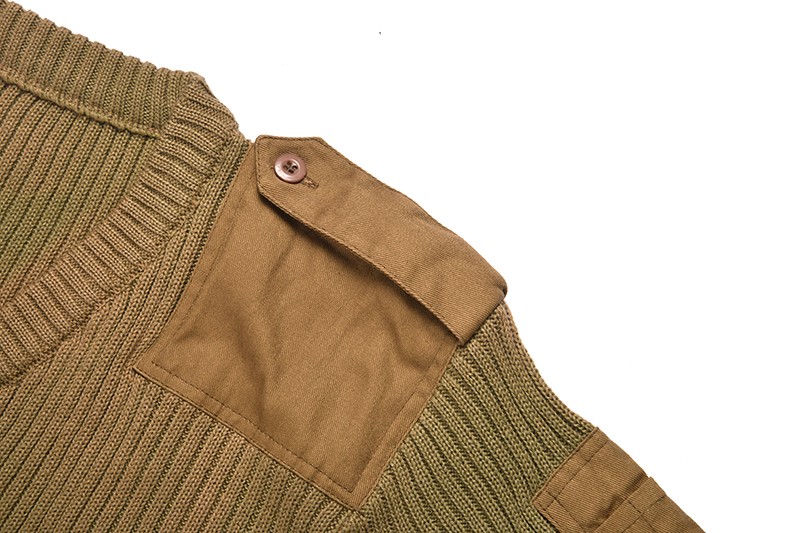 Military khaki pullover