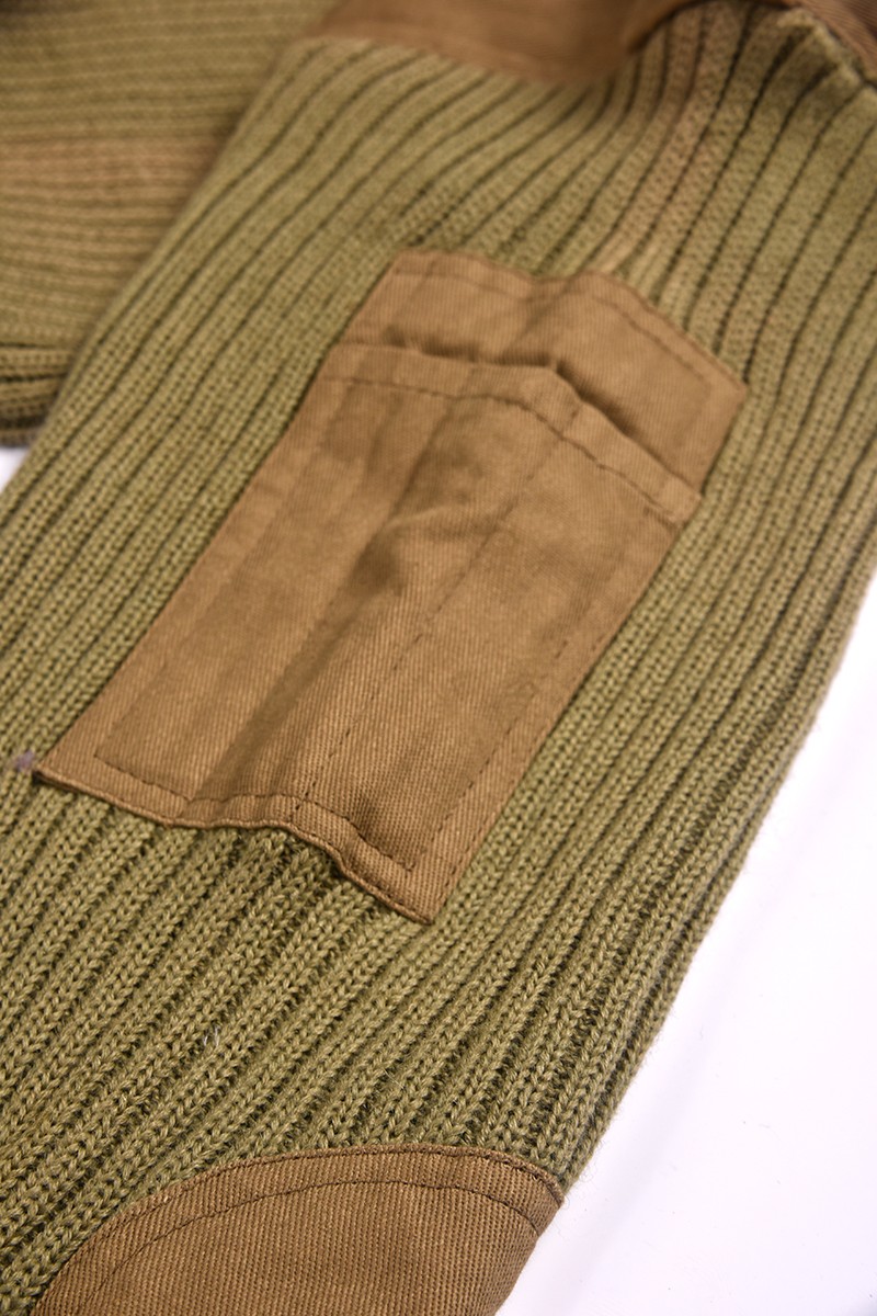 Military style sweater