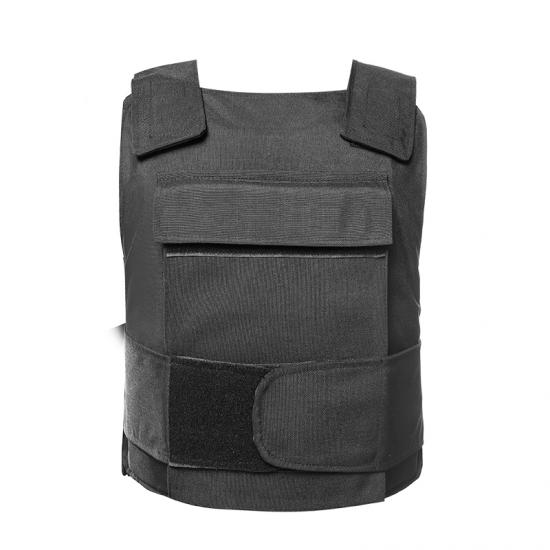 Police bulletproof vest with plates