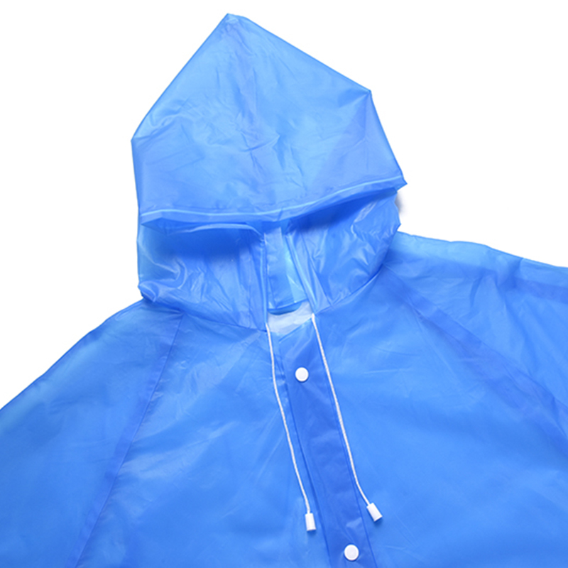 Blue Hoodie style raincoat