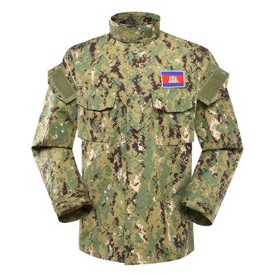 Digital woodland camouflage uniform