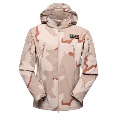 Three desert camouflage military jacket