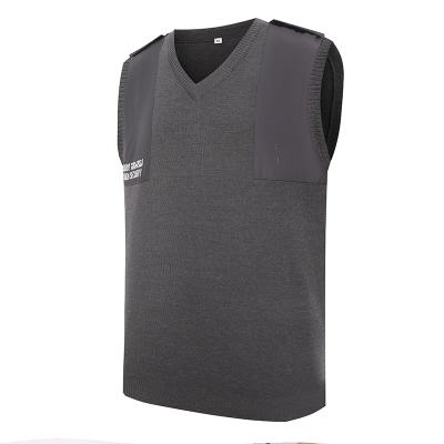 Georgia military air force dark grey sleeveless v neck sweater