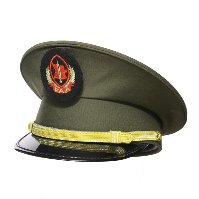 Military uniform suit peaked officer cap