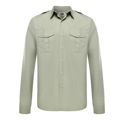 Military officer long sleeves shirt