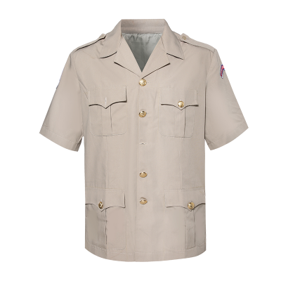 Mens khaki military shirt