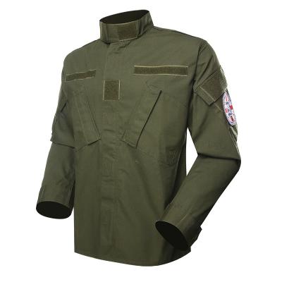 Olive green police security combat uniform