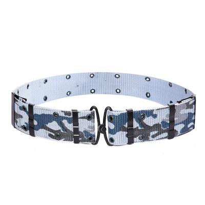 Camouflage military battle belt