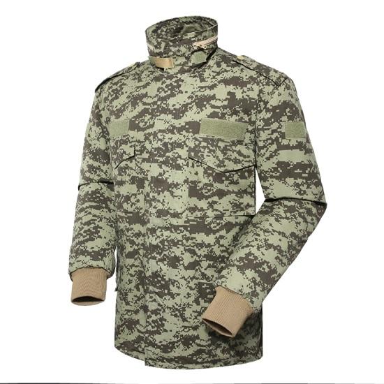 Digital camouflage military jacket