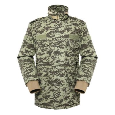 Digital camouflage military jacket