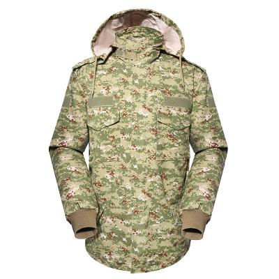 Camouflage military winter jacket