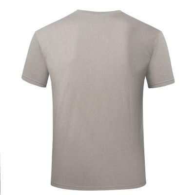 OEM army grey cotton short sleeves T shirt