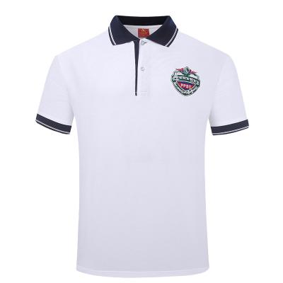 Military cotton embroidary polo shirt