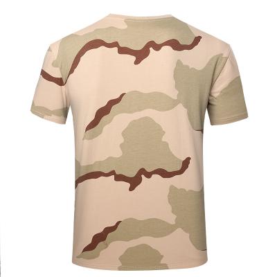 Military three colors desert camo short sleeve T shirt