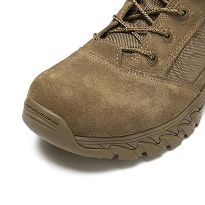 Military Desert Khaki Army Tactical Boots With Zipper
