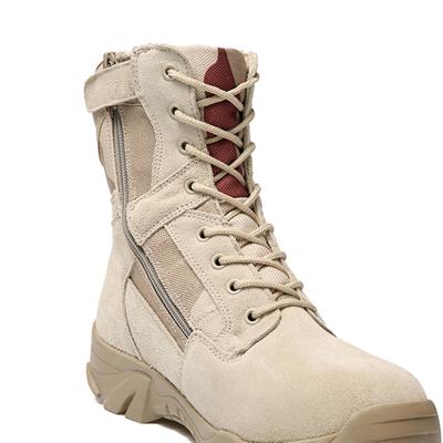 Military Camouflage Desert Army Tactical Boots With Zipper