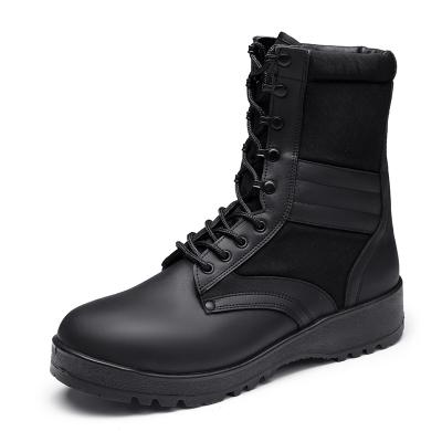 Black Men Shoes Genuine Leather Combat Jungle Boots Military