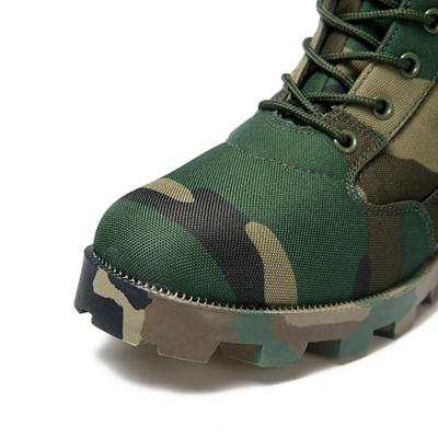 Army Camouflage Green 600D Ployester Military Combat Jungle Boots Hiking Boots