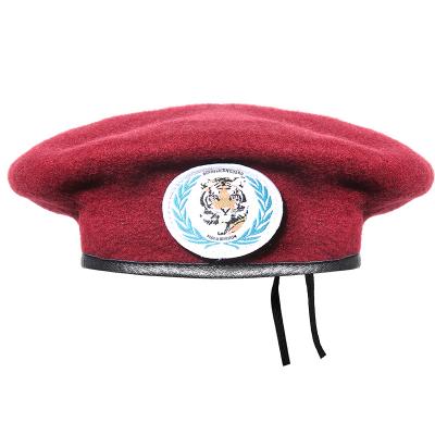 Custom logo military beret