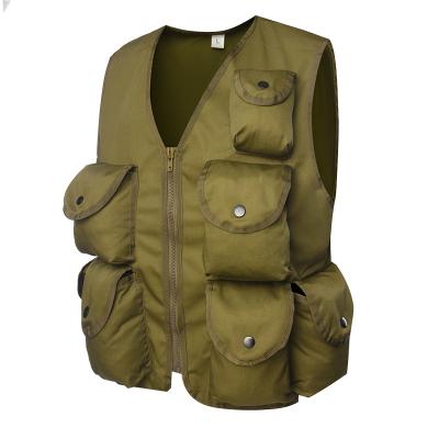 Army Green Military Police Security Tactical Vest with Pouches