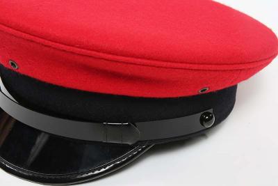 Military uniform suit peaked officer cap