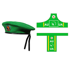 Beret with insignia for African Union