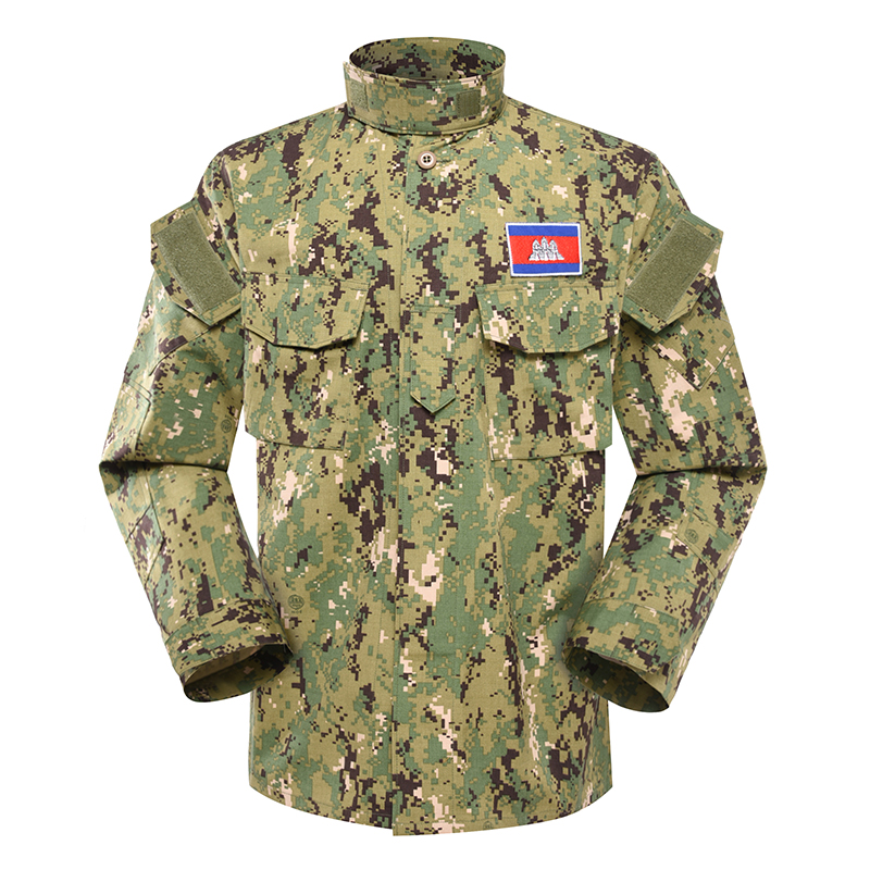 Xinxing guangzhou awarded m.o.e. of cambodia contract for camouflage uniform for rangers
